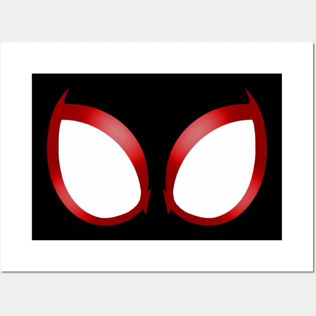 Spidey Verse Eyes Wall Art by blinky2lame